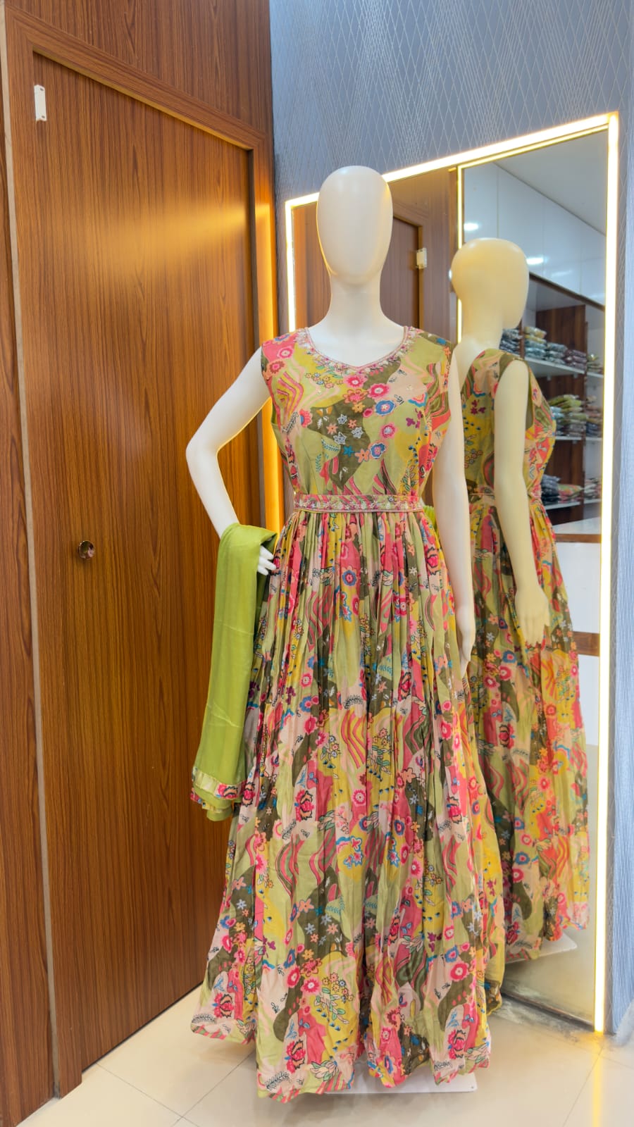 Long Anarkali Frock